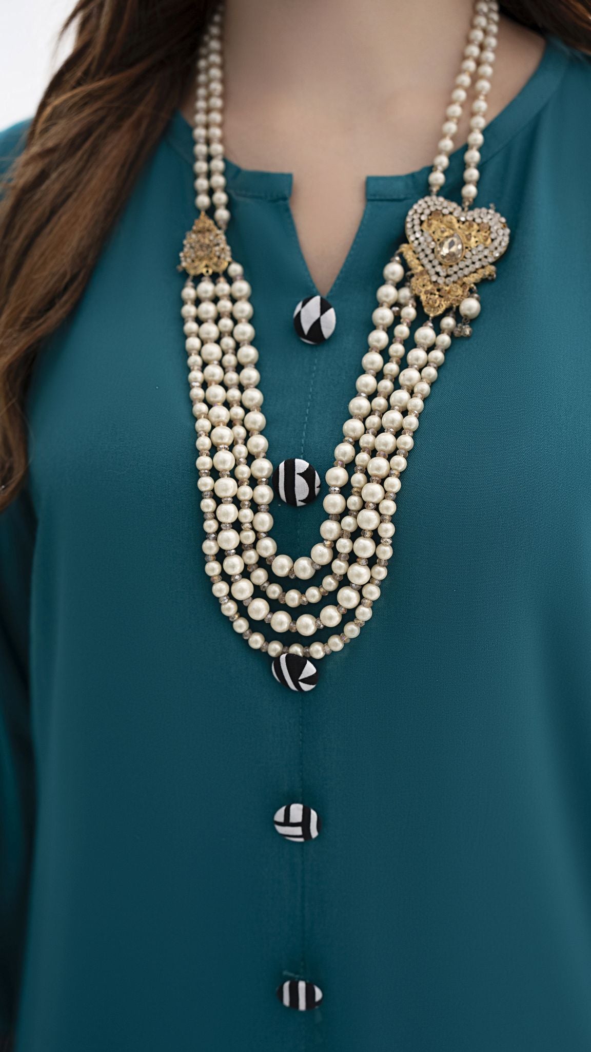 Teal Elegance Ready to Wear 2 Pcs Dress