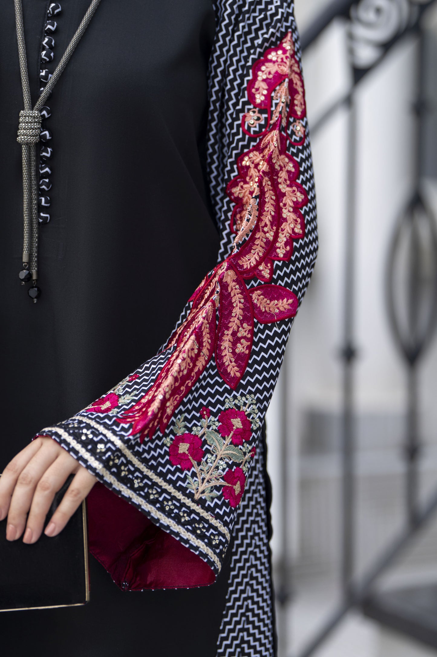 Aleezay Ready to Wear 2 Pcs Embroidered Dress