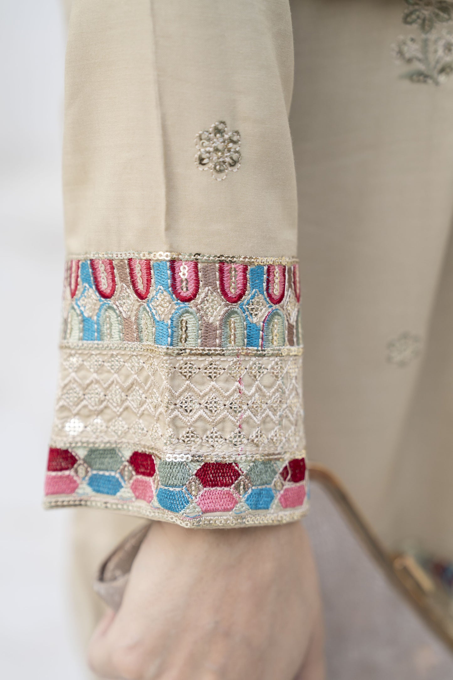 Amera Ready to Wear 3 Pcs Embroidered Dress