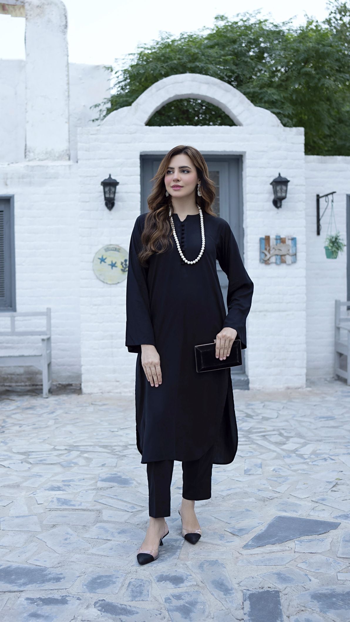 Huma Ready to Wear 2 Pcs Linen Dress