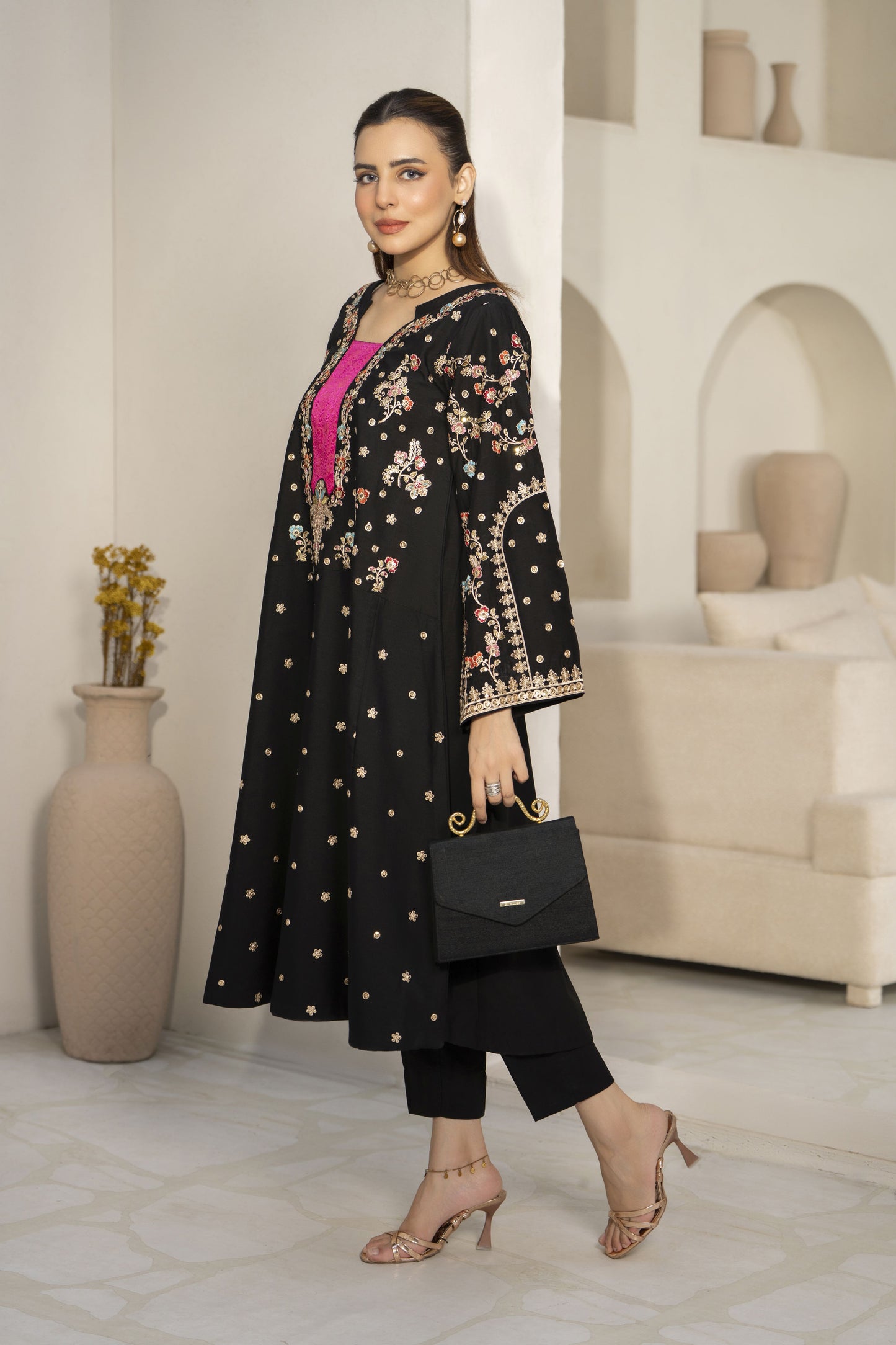 Abeer Luxury Kaftan Embroidered 2 Pcs Dress