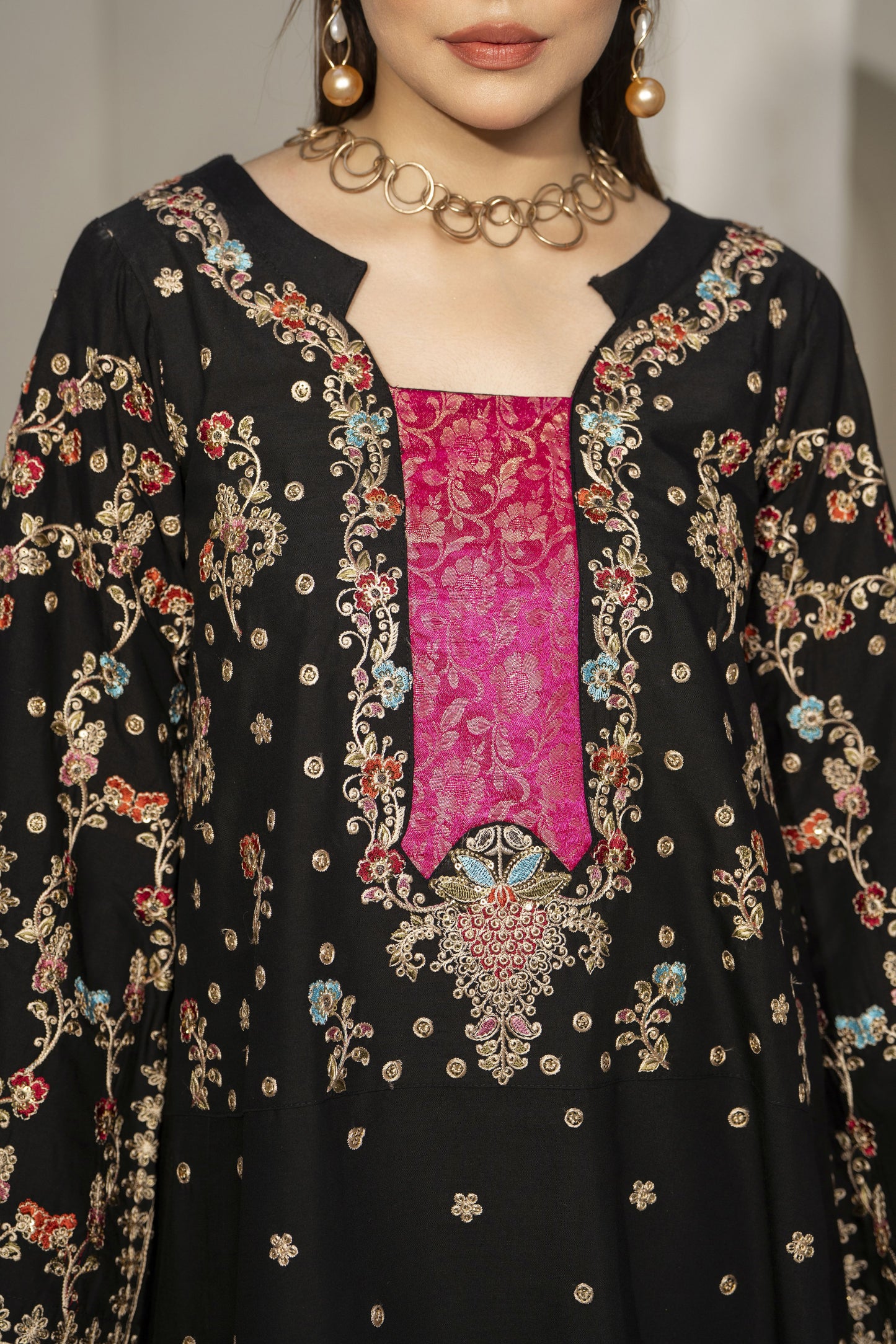 Abeer Luxury Kaftan Embroidered 2 Pcs Dress