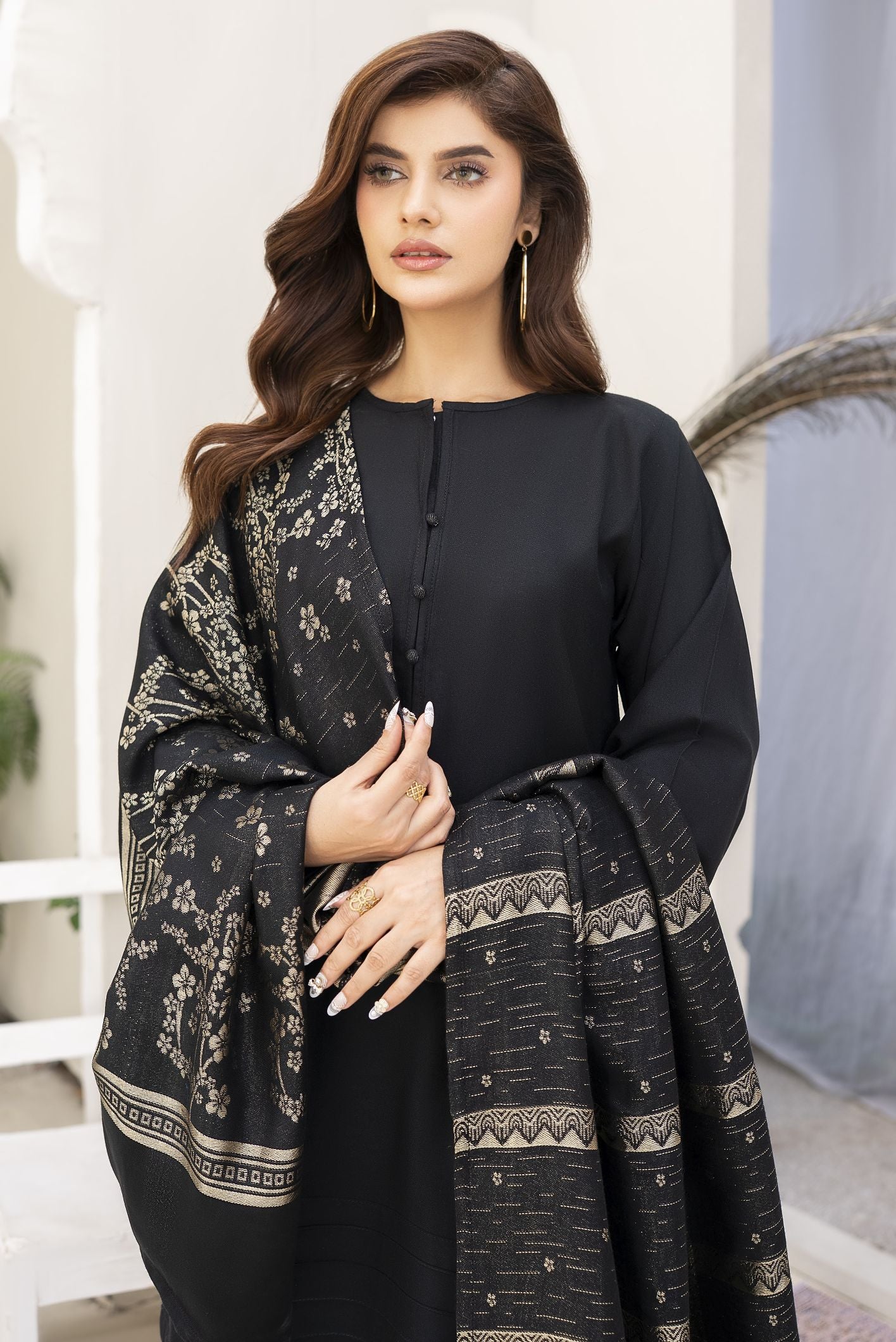 Black Star Ready to Wear 3 Pcs Dress