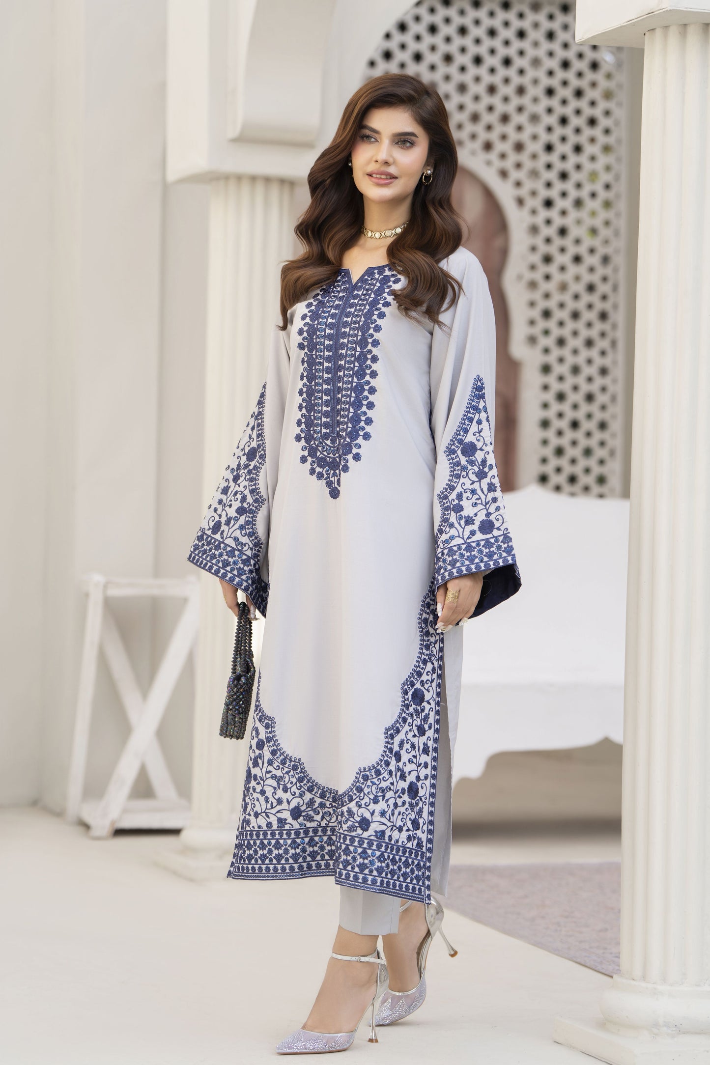 Molly Ready to Wear 2 Pcs Embroidered Dress