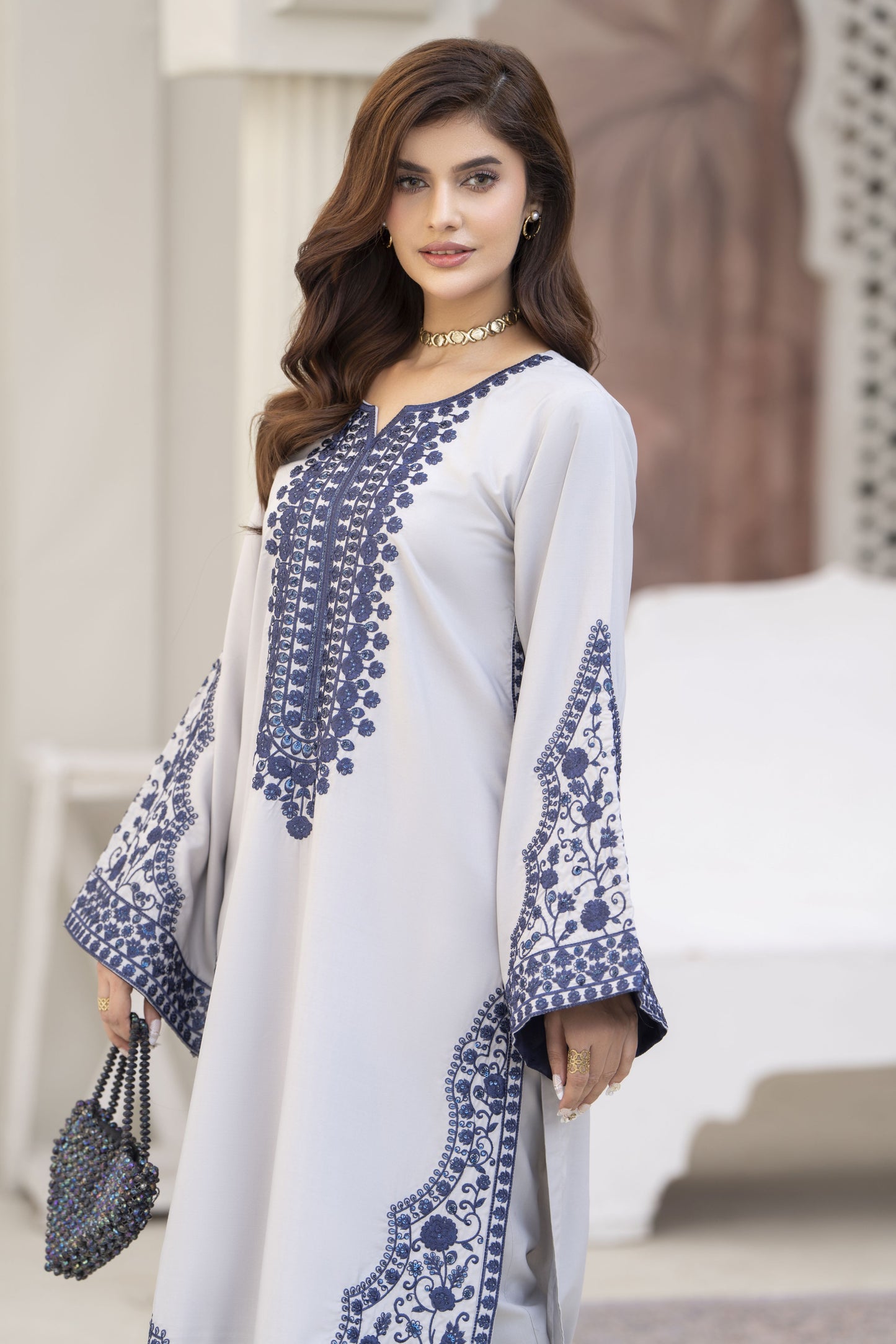 Molly Ready to Wear 2 Pcs Embroidered Dress