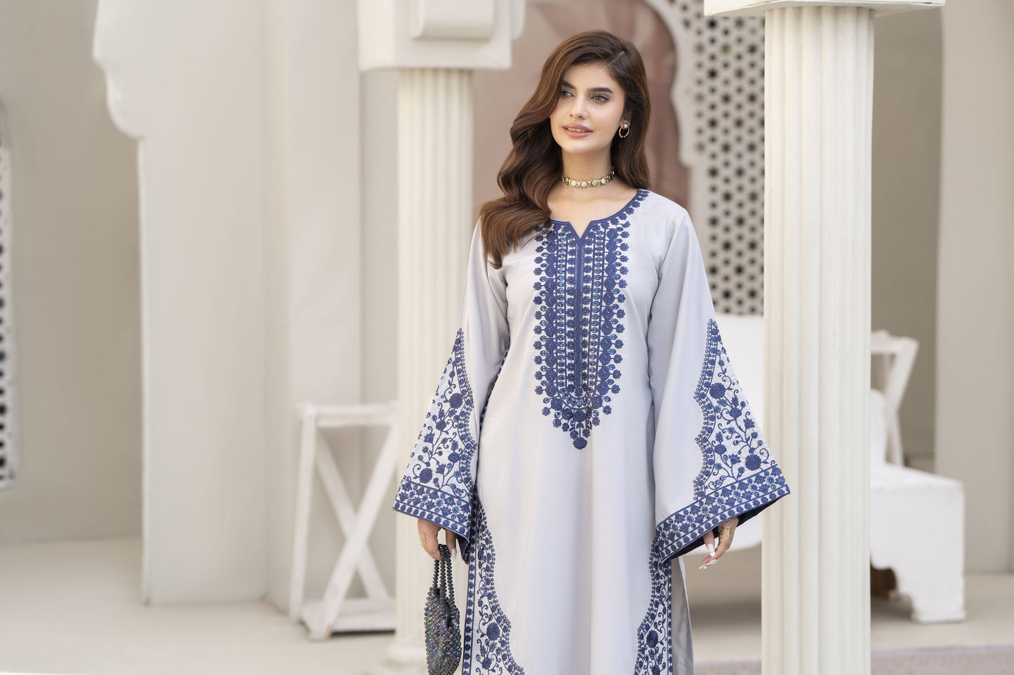 Molly Ready to Wear 2 Pcs Embroidered Dress