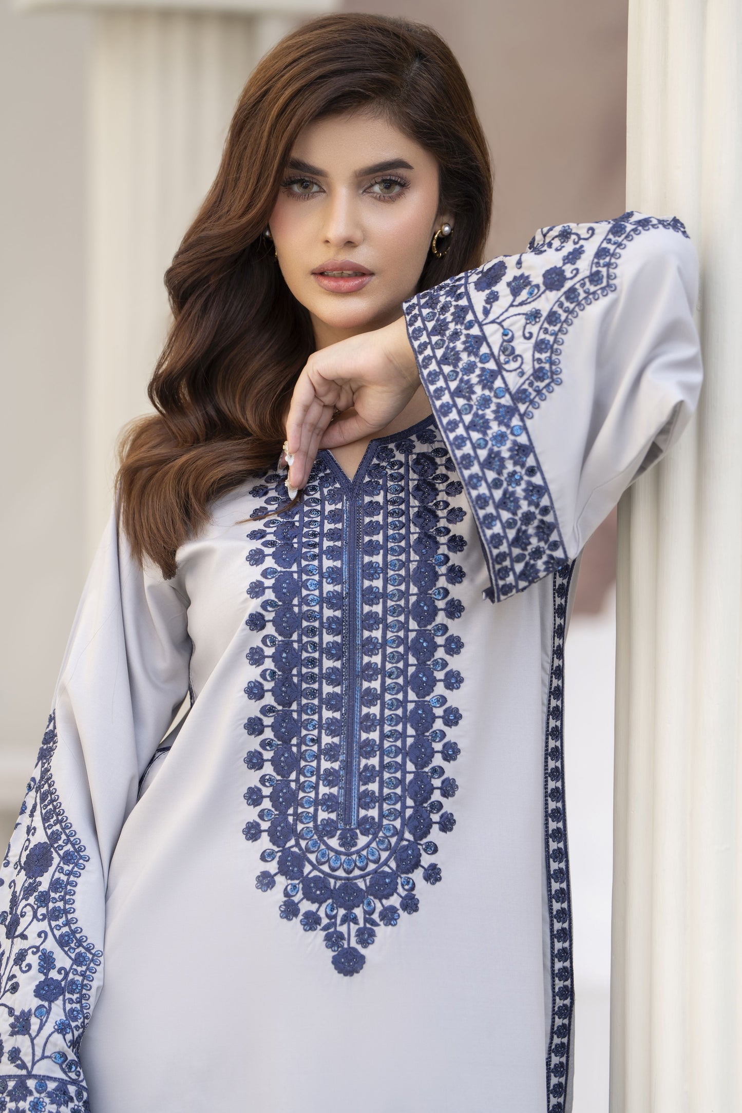Molly Ready to Wear 2 Pcs Embroidered Dress