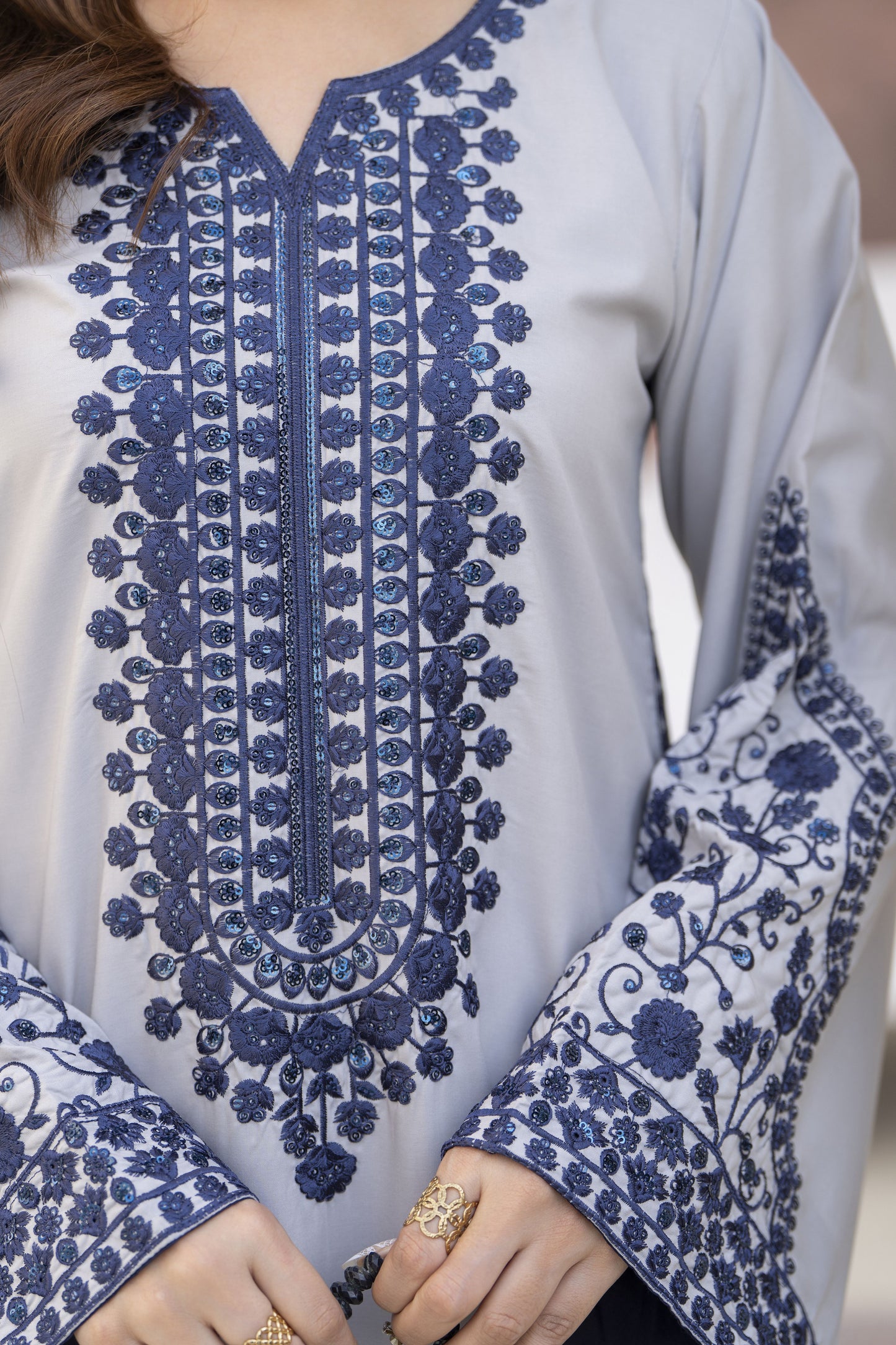 Molly Ready to Wear 2 Pcs Embroidered Dress