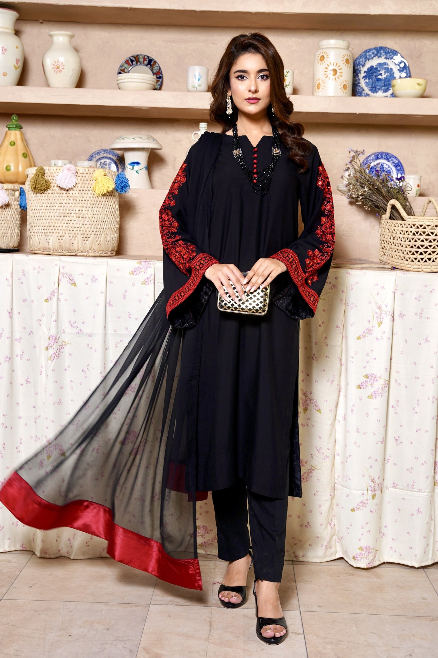 Zainah Ready to Wear Embroidered 3 Pcs Dress