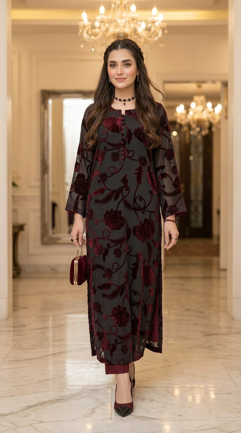 Monal Palachi Ready to Wear 2 Pcs Dress