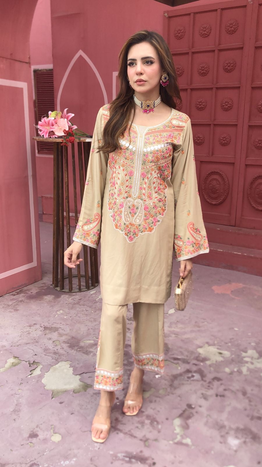 Laila Ready to Wear 2 Pcs Embroidered Dress