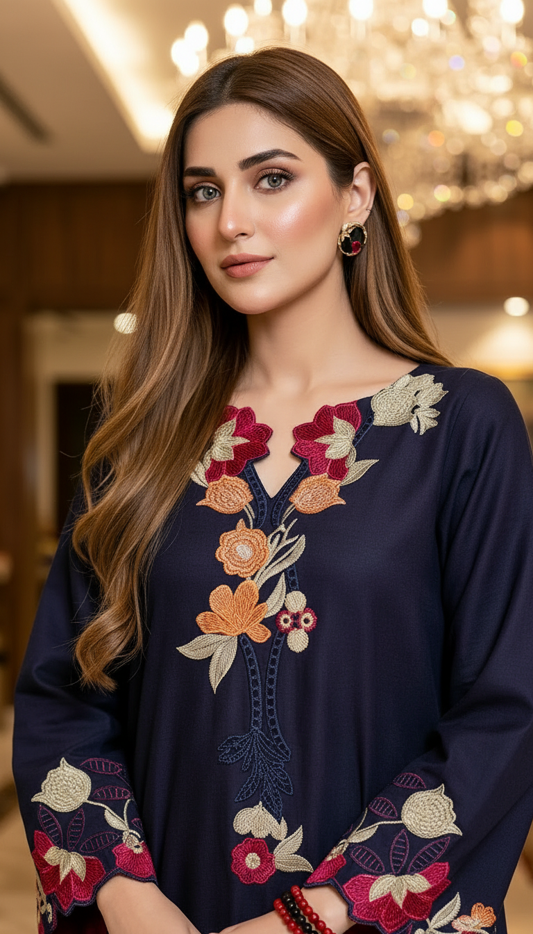 Nirmala Ready to Wear 2 Pcs Embroidered Kaftan