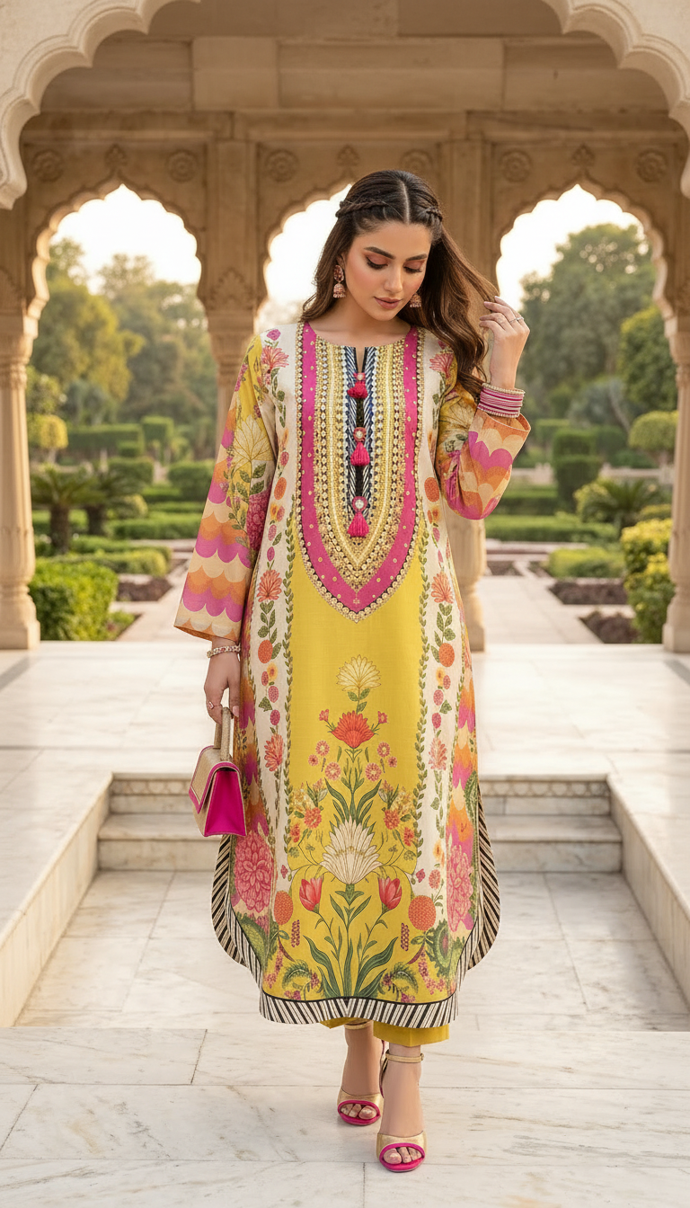 Rangeen Ready to Wear 2 Pcs Lawn Dress