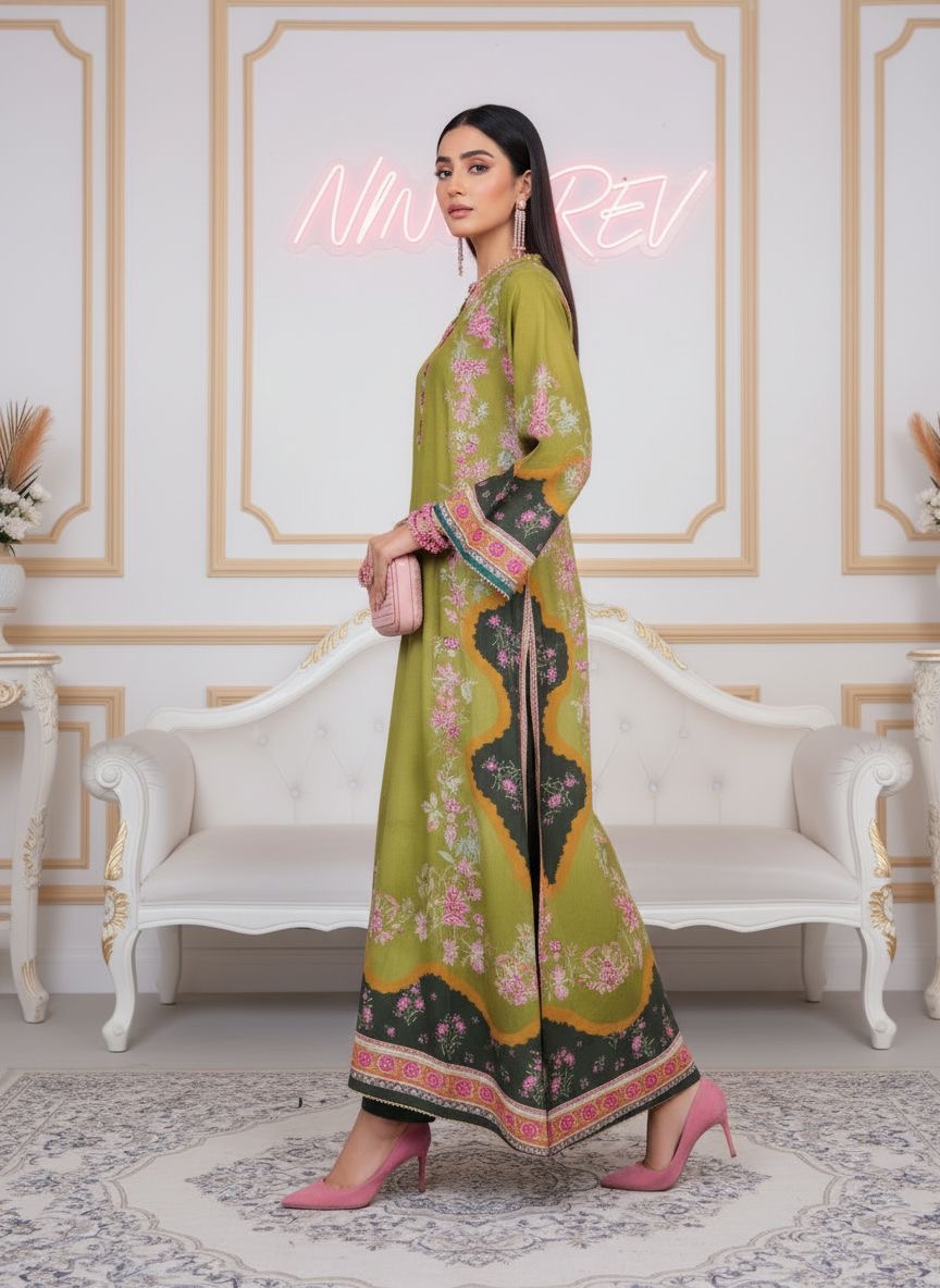 Labeba Viscose Ready to Wear 2 Pcs Kaftan