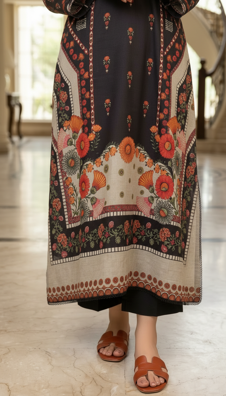 Sumbul Ready to Wear 2 Pcs Kaftan Dress