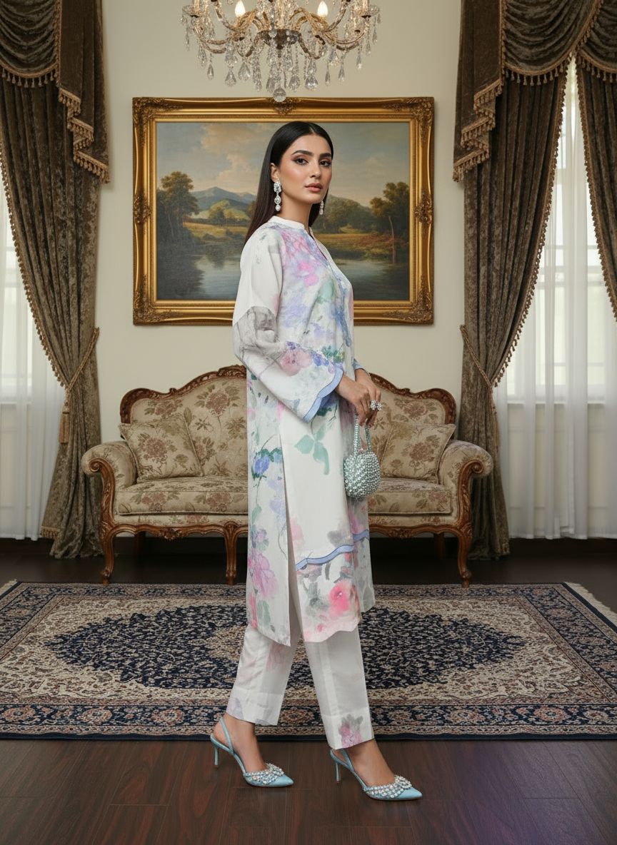 Candy Floss Ready to Wear 2 Pcs Dress