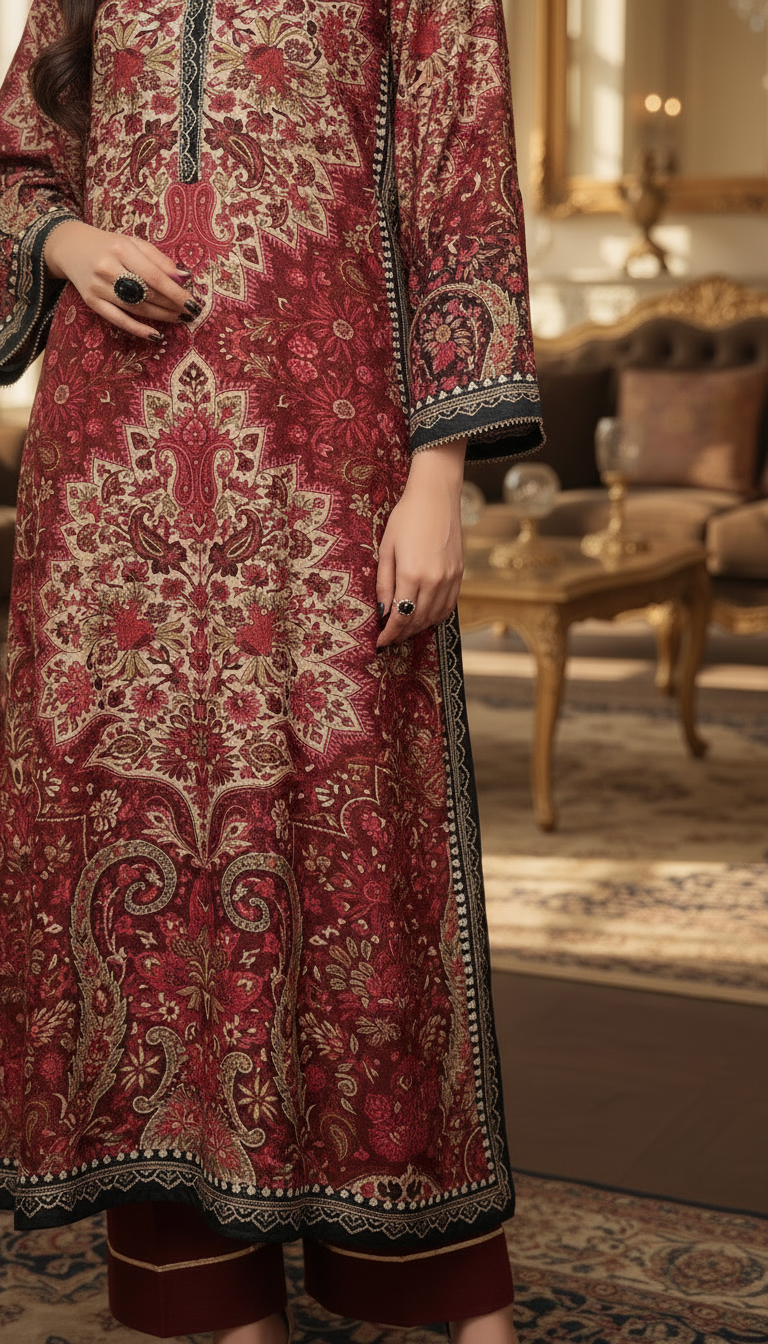 Samera Linen Ready to Wear 2 pcs kaftan Dress
