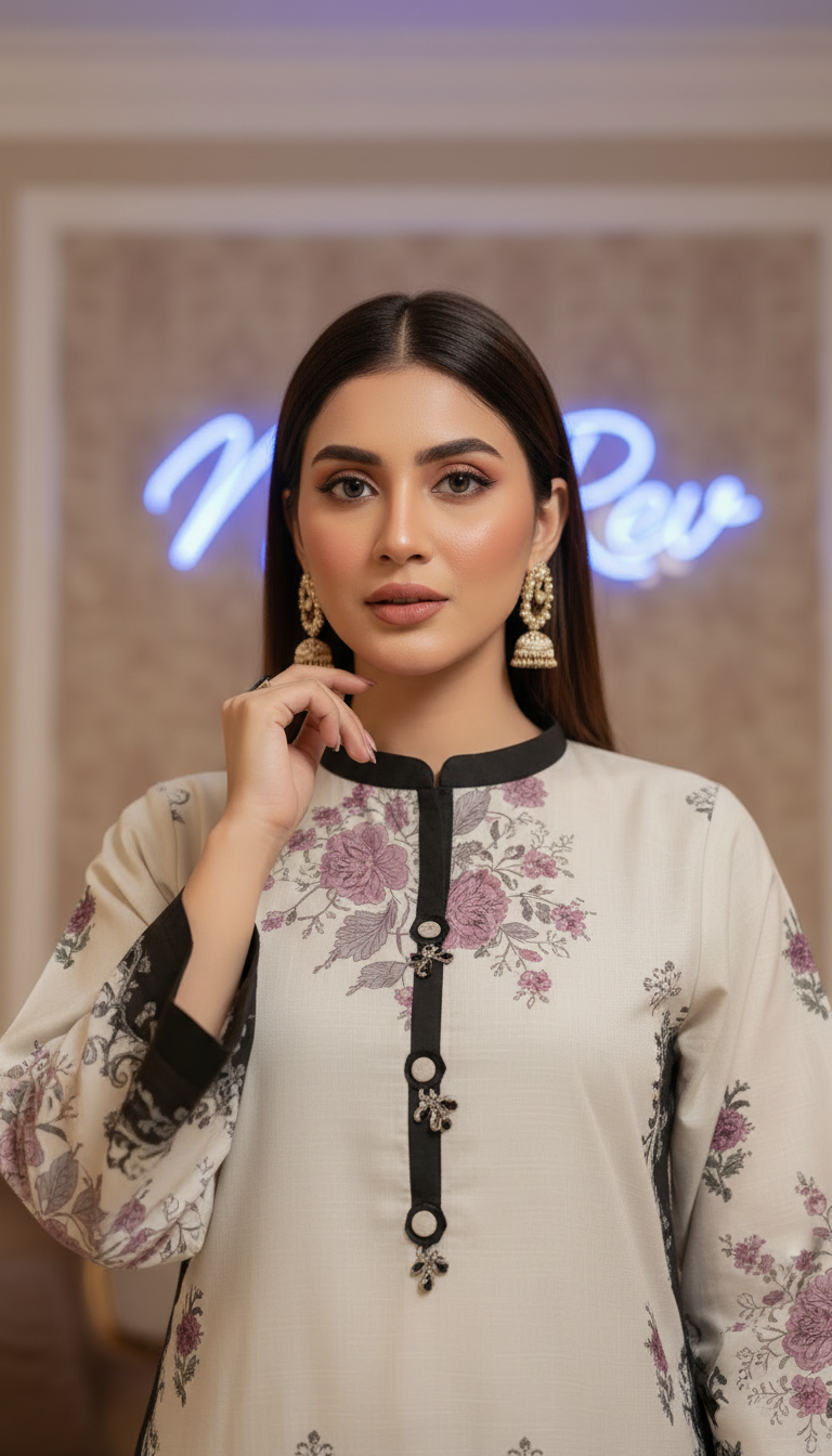 Ruby Ready to Wear 2 Pcs Dress