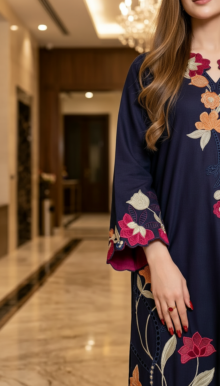 Nirmala Ready to Wear 2 Pcs Embroidered Kaftan