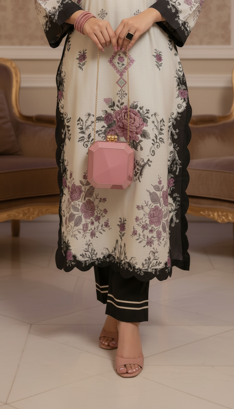 Ruby Ready to Wear 2 Pcs Dress