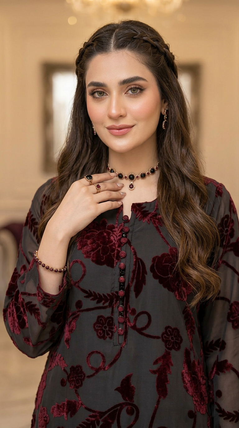 Monal Palachi Ready to Wear 2 Pcs Dress