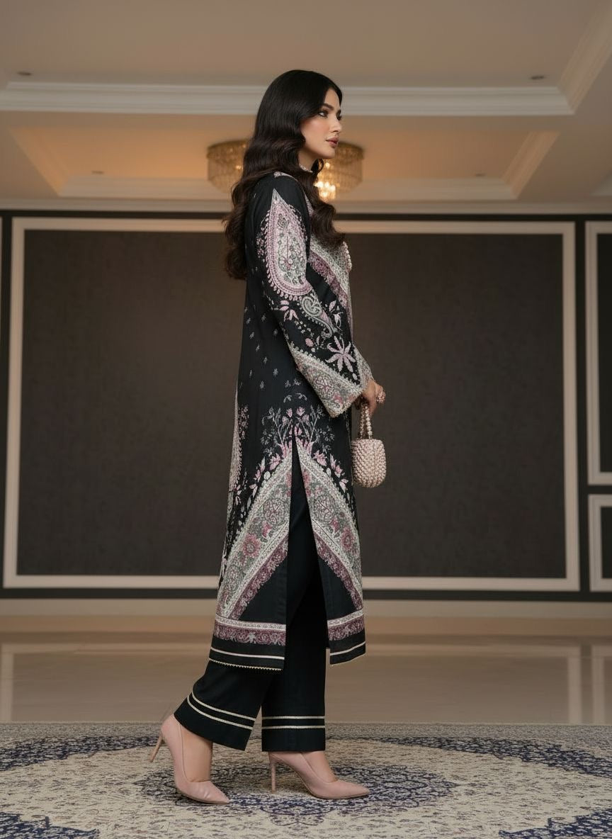 Sakawat Ready to Wear 2 Pcs Viscose Dress