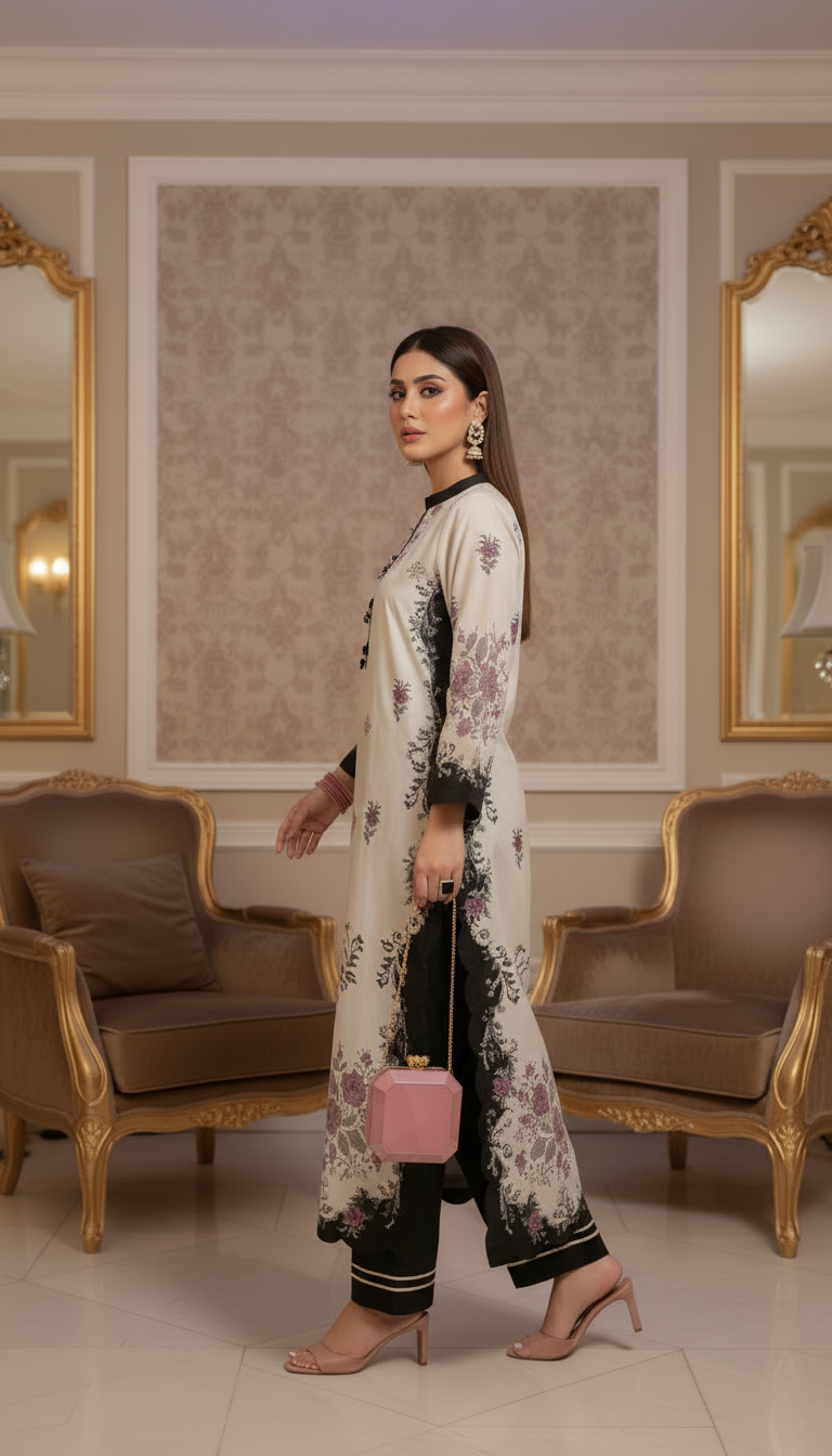 Ruby Ready to Wear 2 Pcs Dress