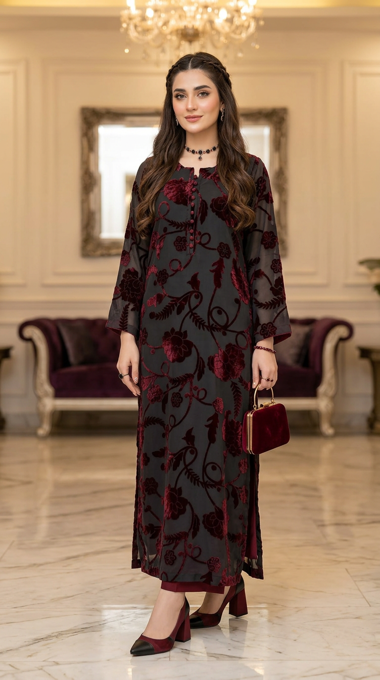 Monal Palachi Ready to Wear 2 Pcs Dress