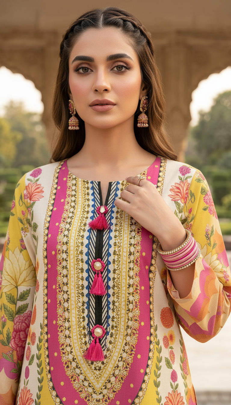 Rangeen Ready to Wear 2 Pcs Lawn Dress