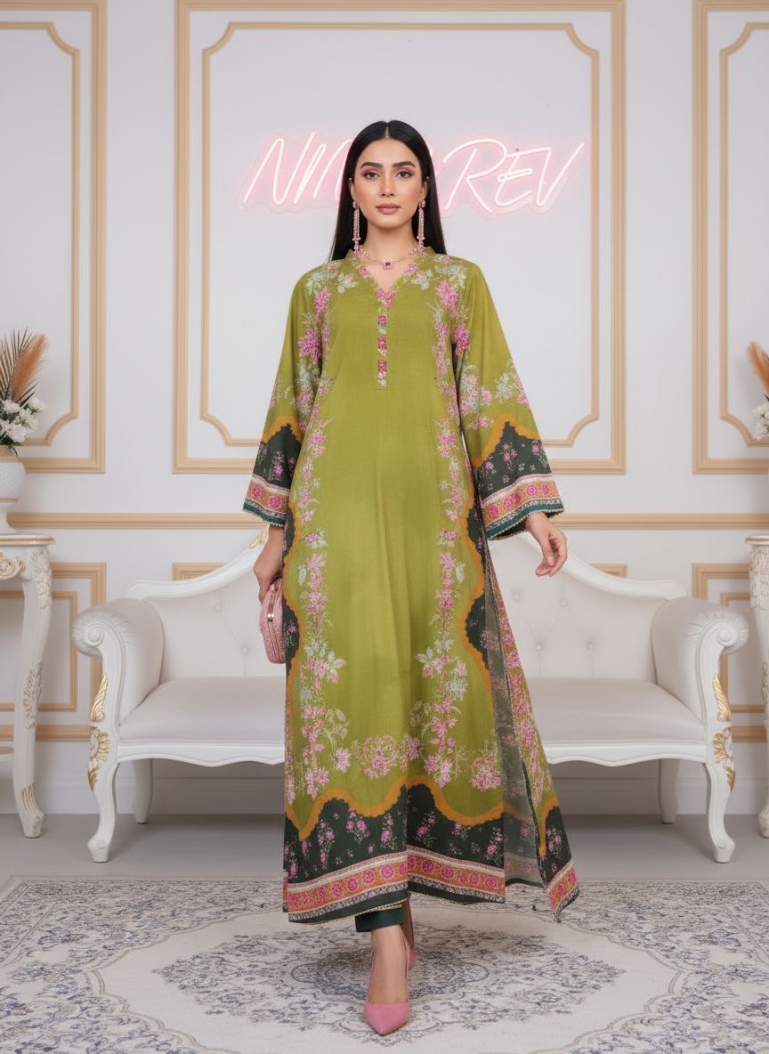 Labeba Viscose Ready to Wear 2 Pcs Kaftan
