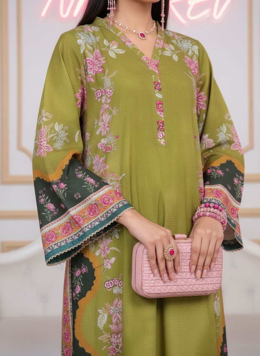 Labeba Viscose Ready to Wear 2 Pcs Kaftan
