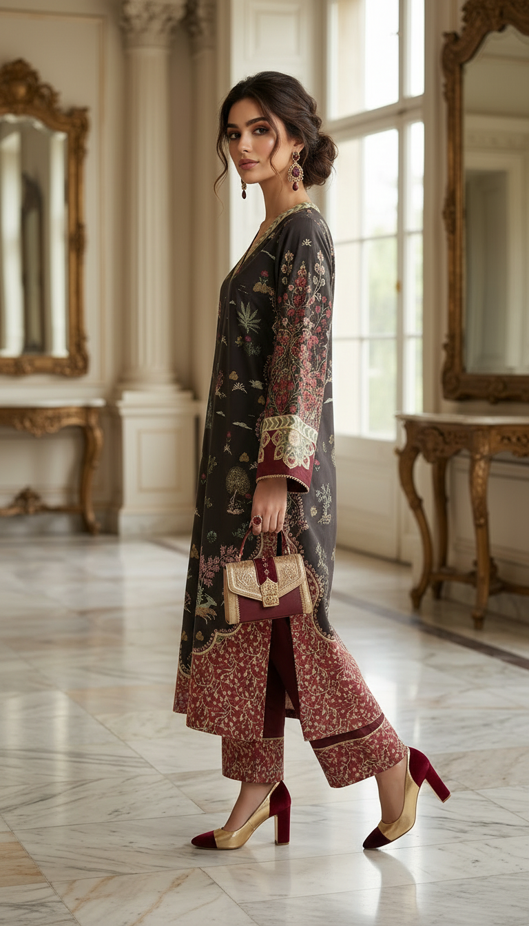 Arabia Ready to Wear 2 Pcs Kaftan Dress