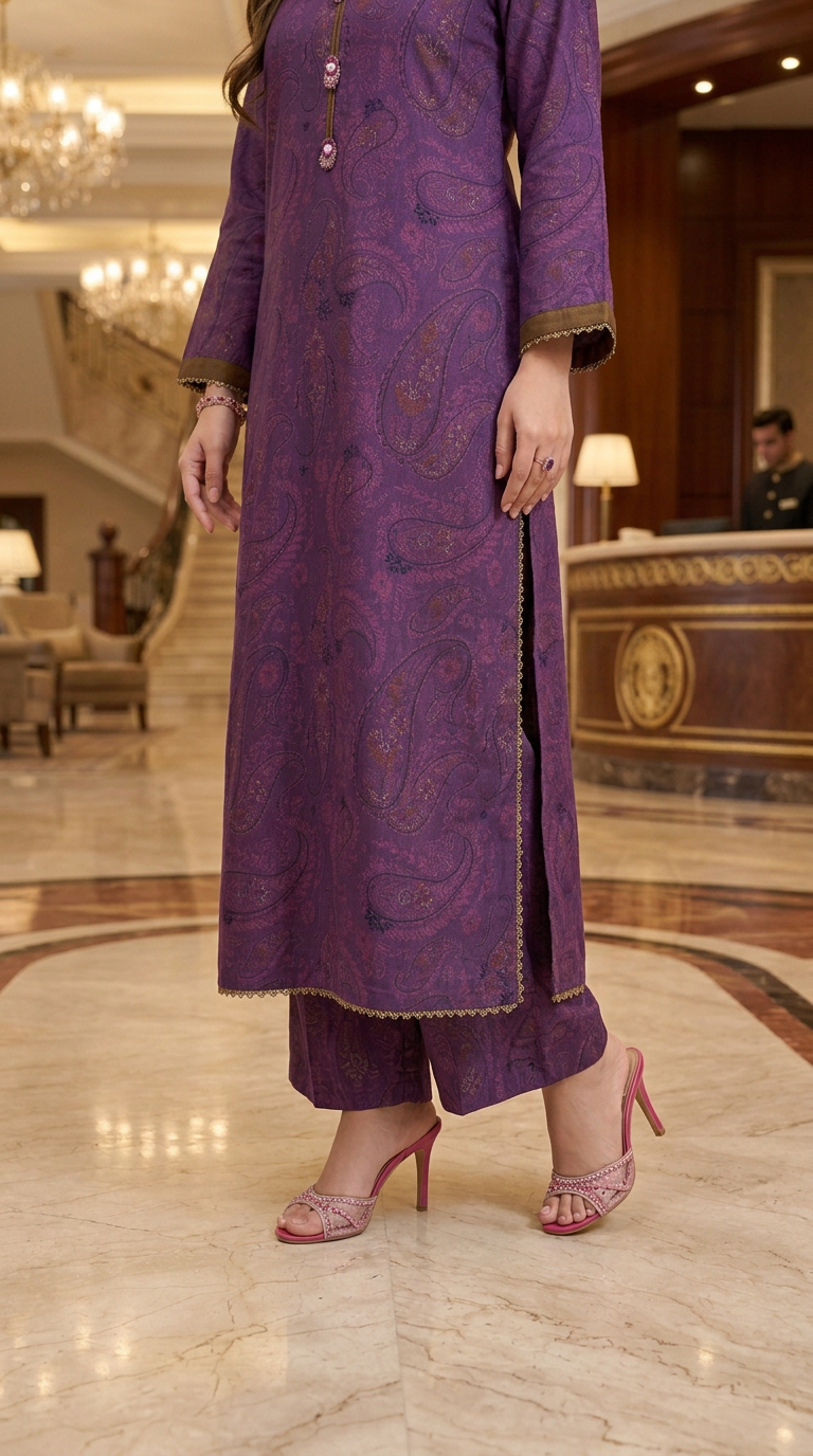 Sneha Ready to Wear 3 Pcs Marina Dress with Marina Shawl