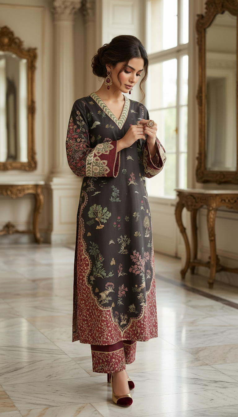 Arabia Ready to Wear 2 Pcs Kaftan Dress