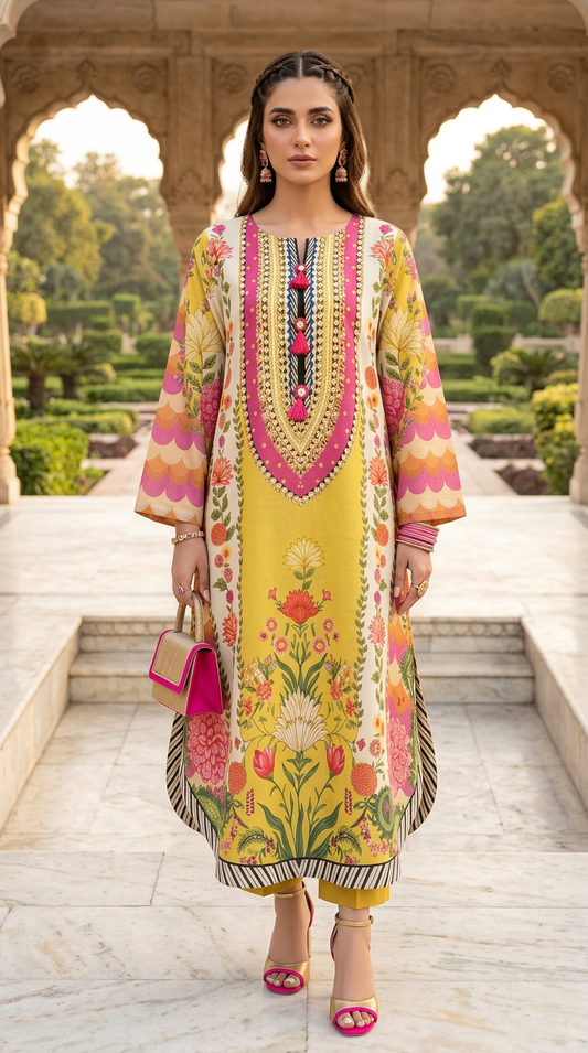 Rangeen Ready to Wear 2 Pcs Lawn Dress