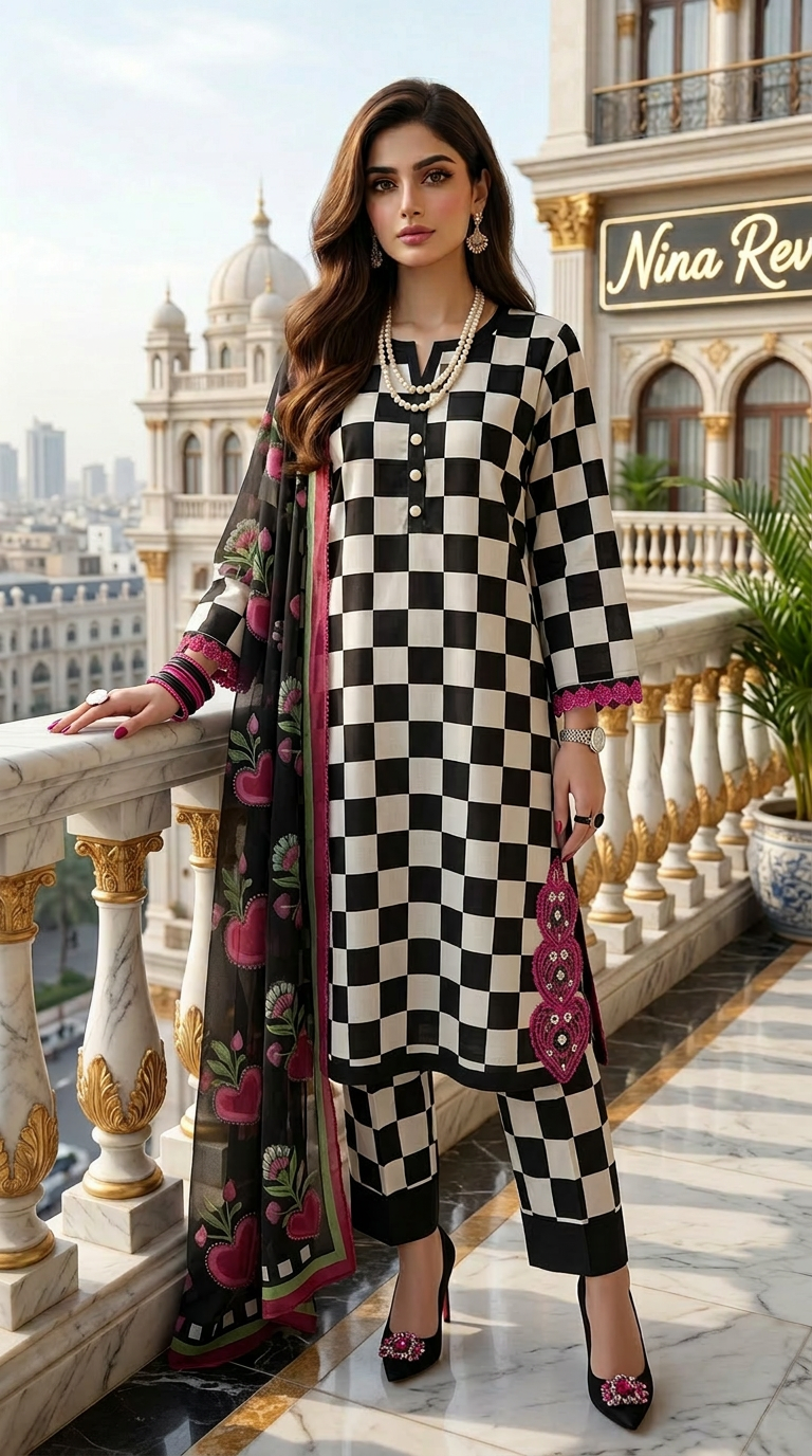 Rasam Ready to Wear 3 Pcs Embroidered Dress