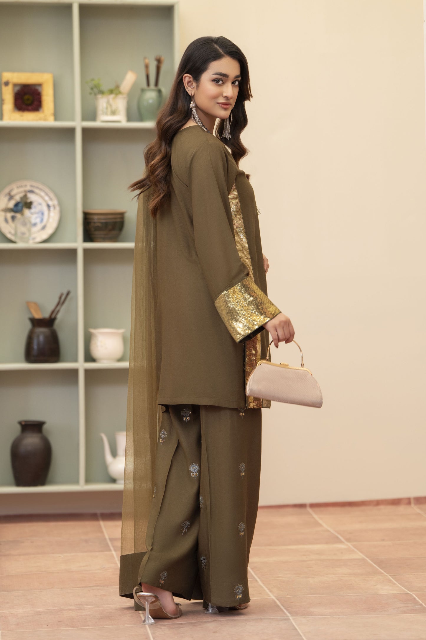 Shaima Ready to Wear 3 Pcs Embroidered Dress