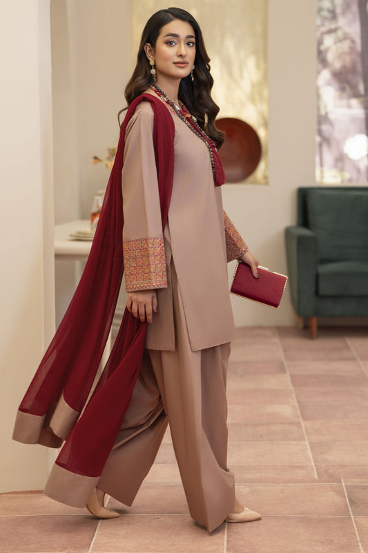 Rivayat Ready to Wear 3 Pcs Embroidered Dress