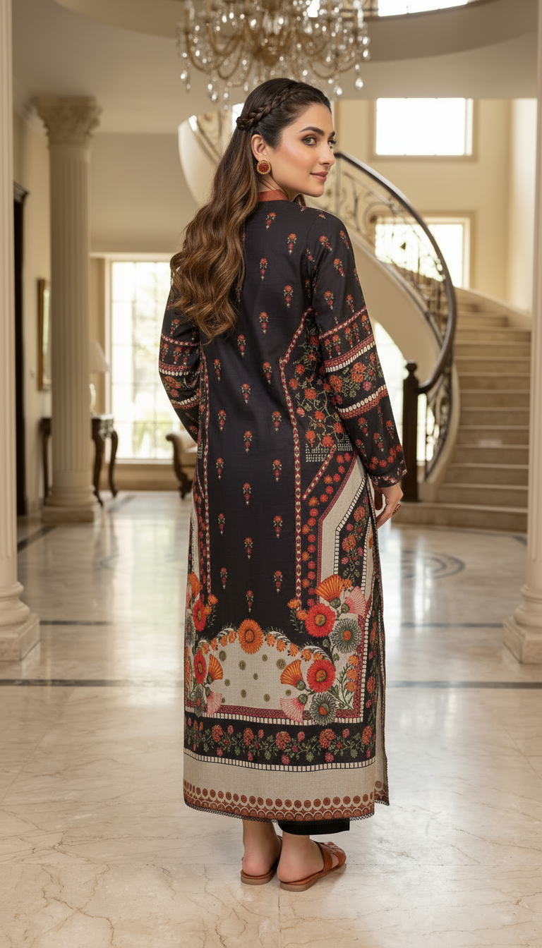 Sumbul Ready to Wear 2 Pcs Kaftan Dress