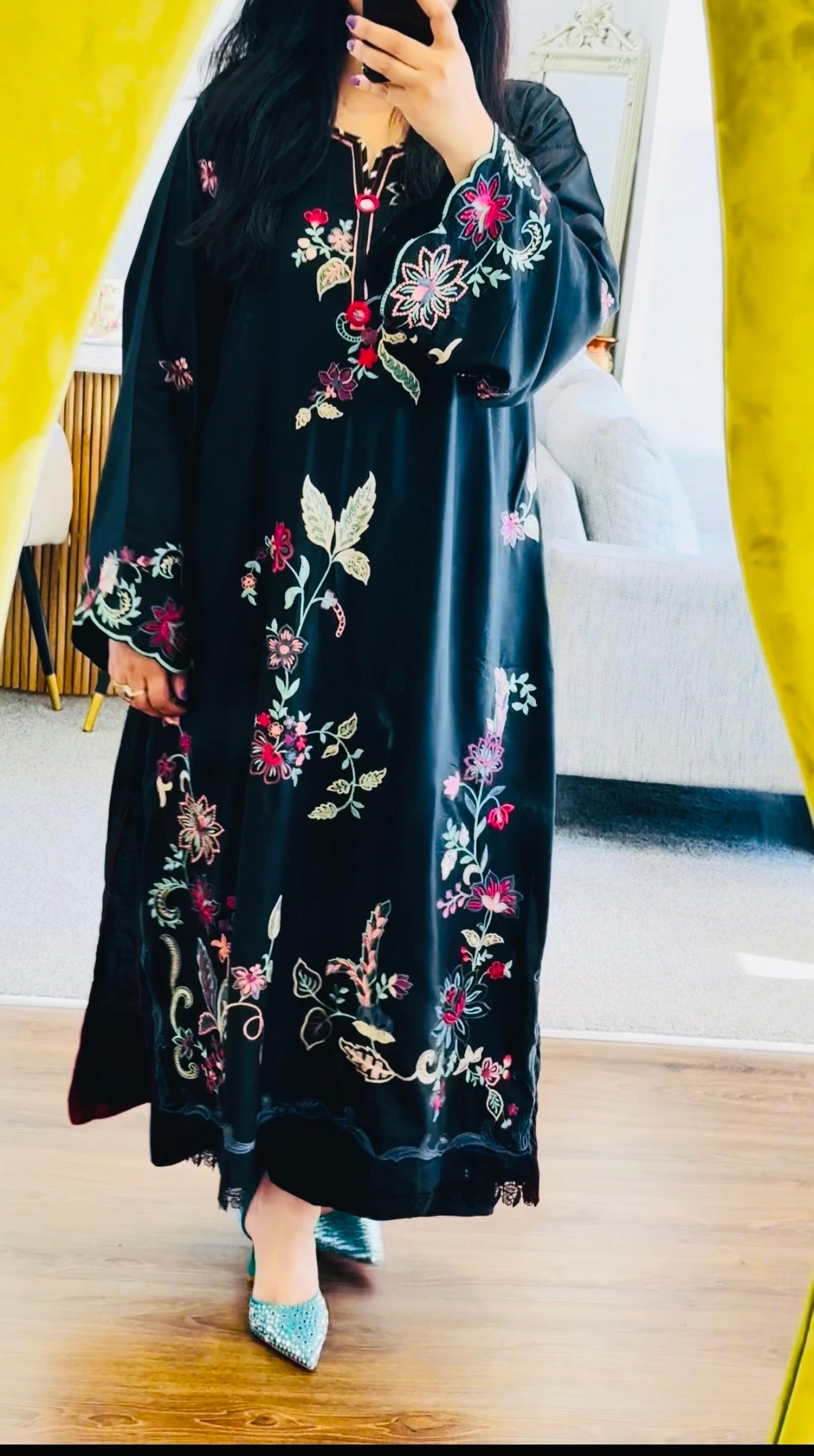 Turkia Embroidered Kaftan Ready to Wear 2 Pcs