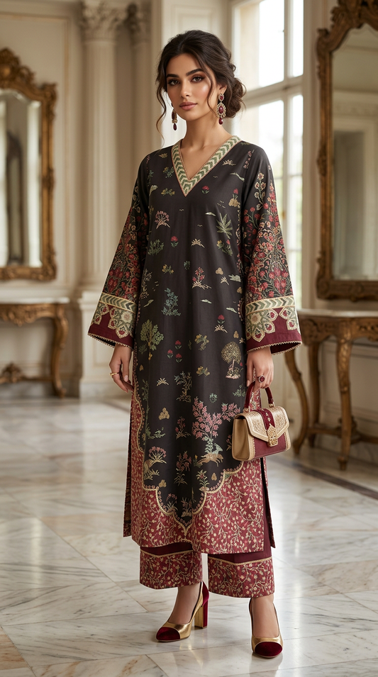 Arabia Ready to Wear 2 Pcs Kaftan Dress