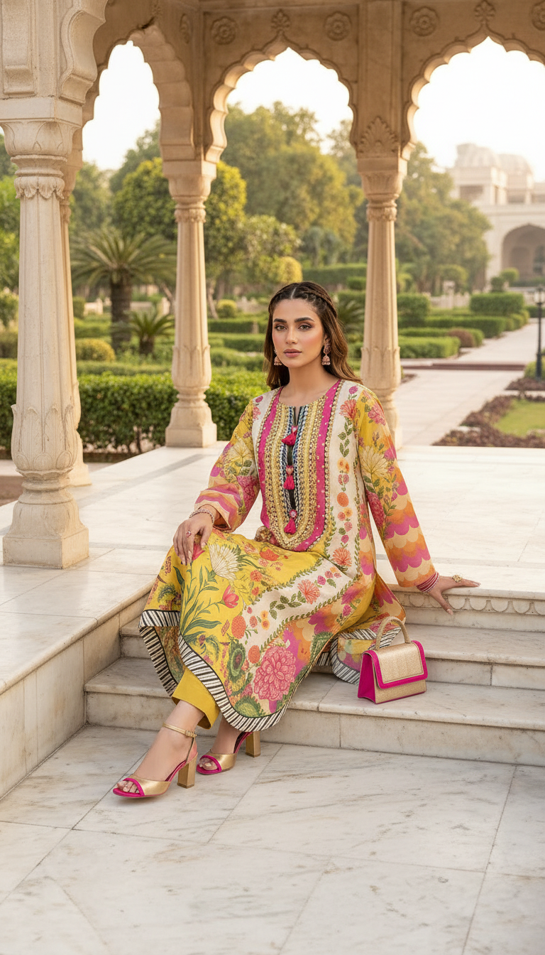 Rangeen Ready to Wear 2 Pcs Lawn Dress