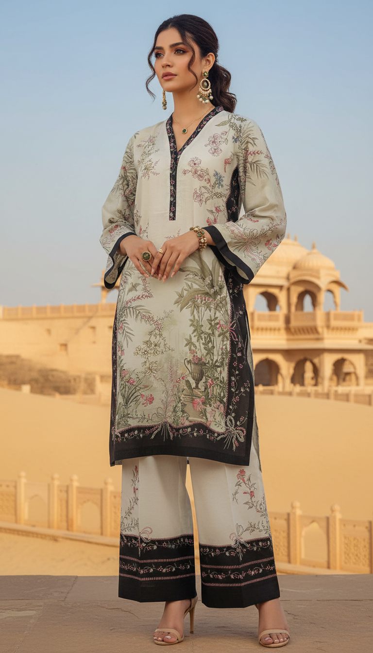 Ava Ready to Wear 2 Pcs Co Ord Set