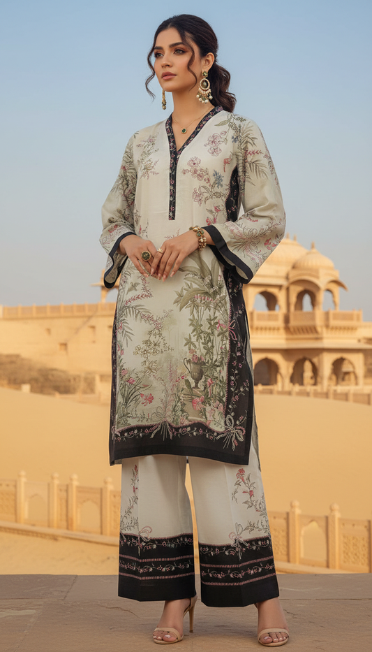 Ava Ready to Wear 2 Pcs Co Ord Set