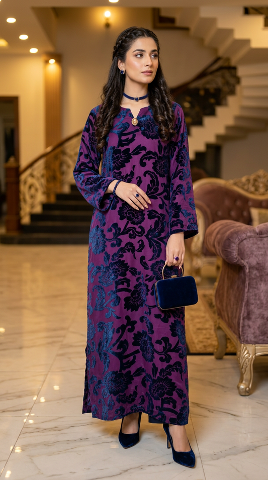 Athena Magenta Palachi Ready to Wear 2 Pcs Dress