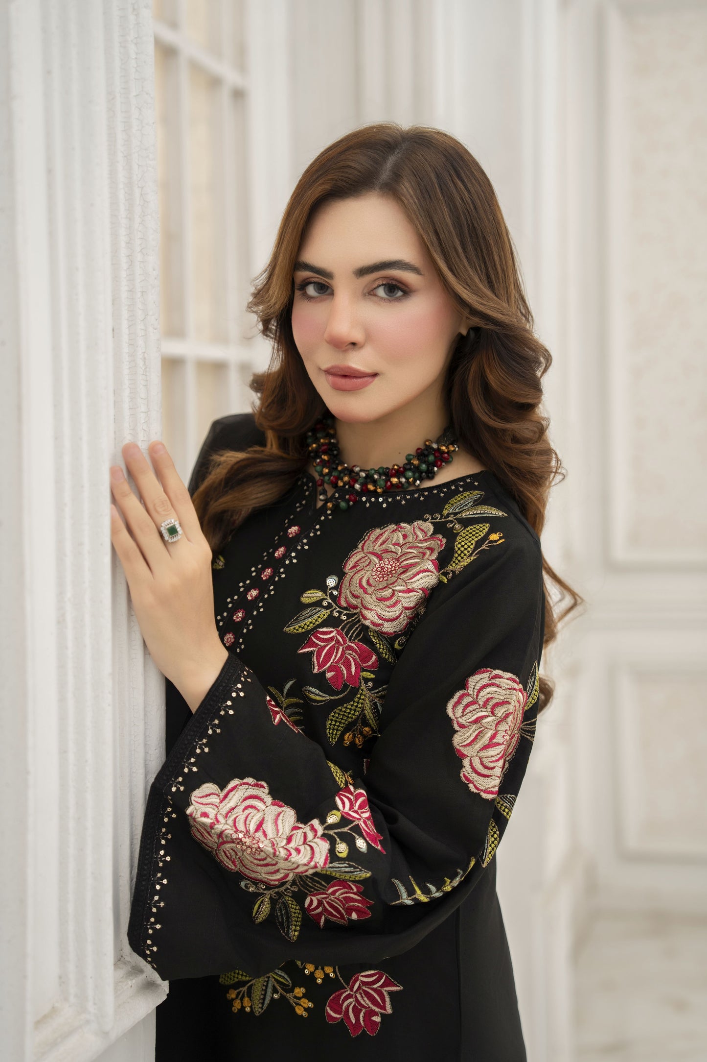 Hena Ready to Wear 3 Pcs Embroidered Dress