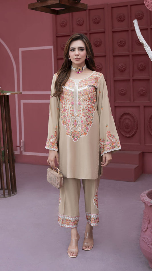 Laila Ready to Wear 2 Pcs Embroidered Dress