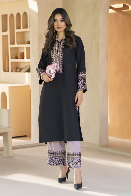 Kajal Ready to Wear 2 Pcs Embroidered Dress